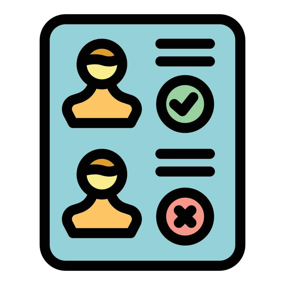 Approved babysitter icon vector flat