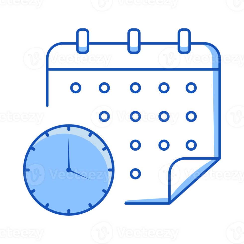 Time Notification Set Calendar Notification Doodle Style png