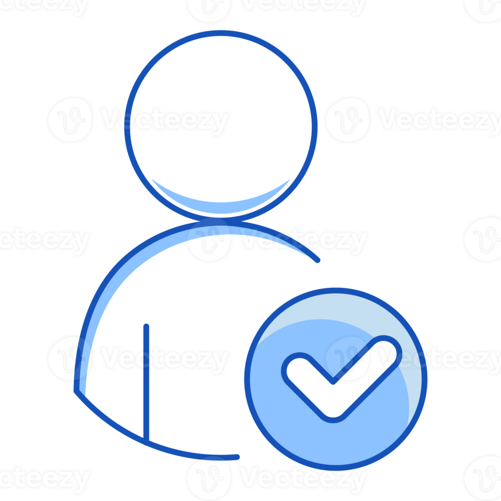 Verified User Avatar Icon Doodle Style png