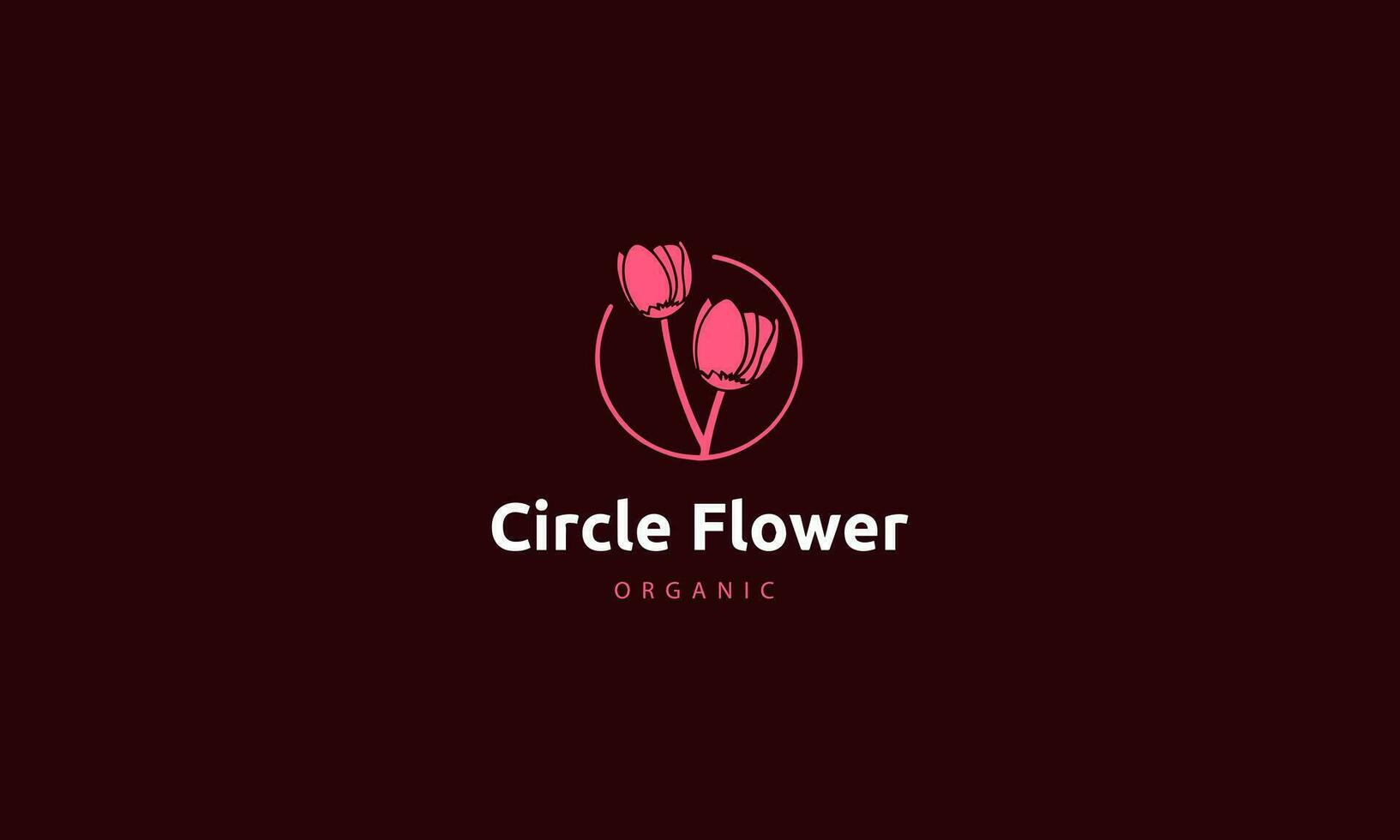 nature flower logo premium vector