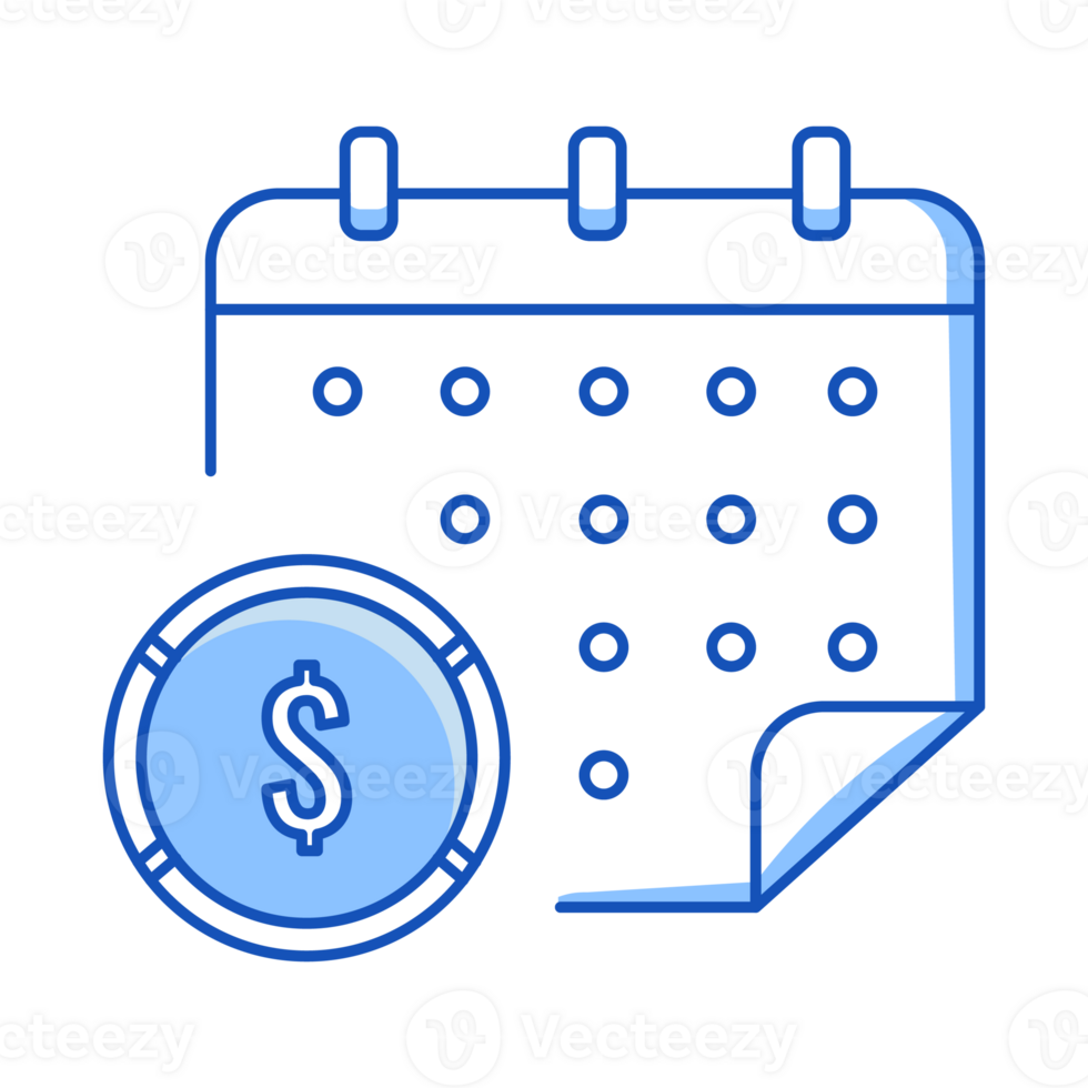 Saving Money Notification Set Calendar Notification Doodle Style png