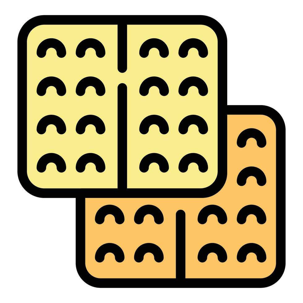 Grain cracker icon vector flat
