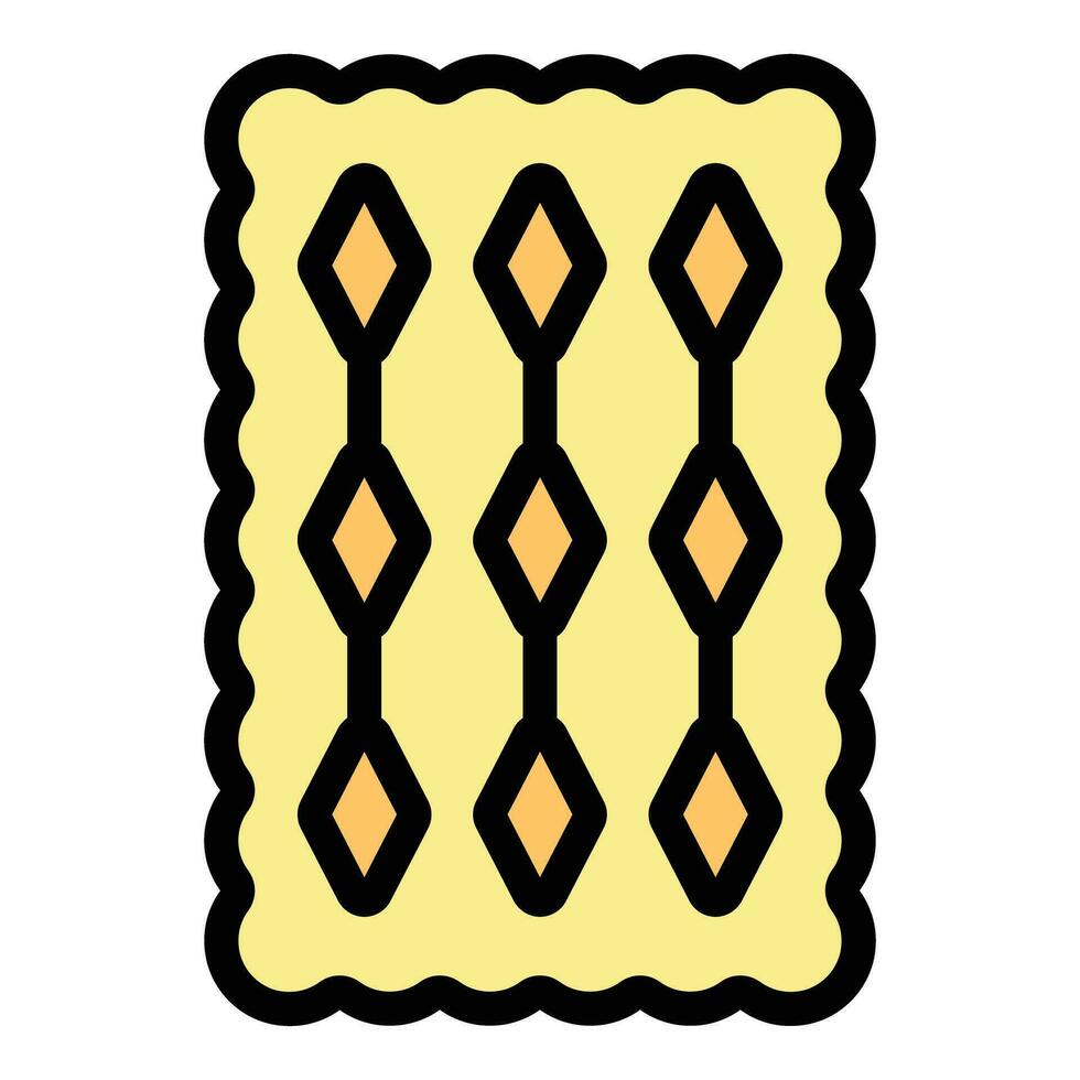 Chip cracker icon vector flat