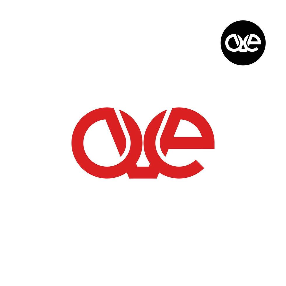 Letter OVE Monogram Logo Design vector