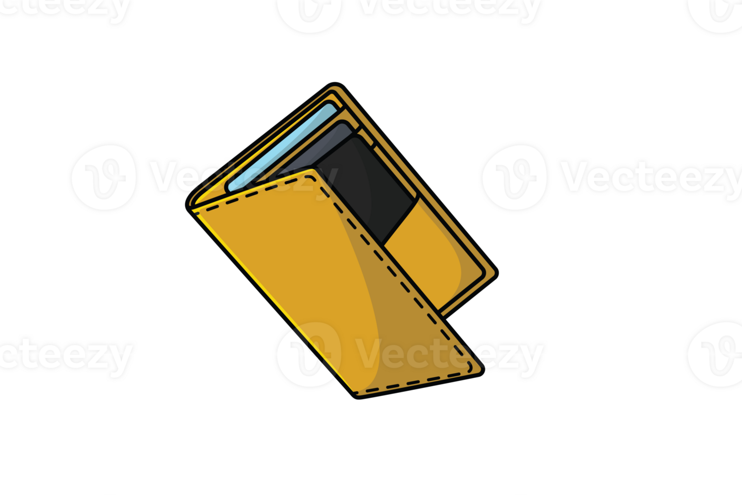 Wallet with Debit Card and Money hacking. Technology icon concept. Modern design wallet icon. png