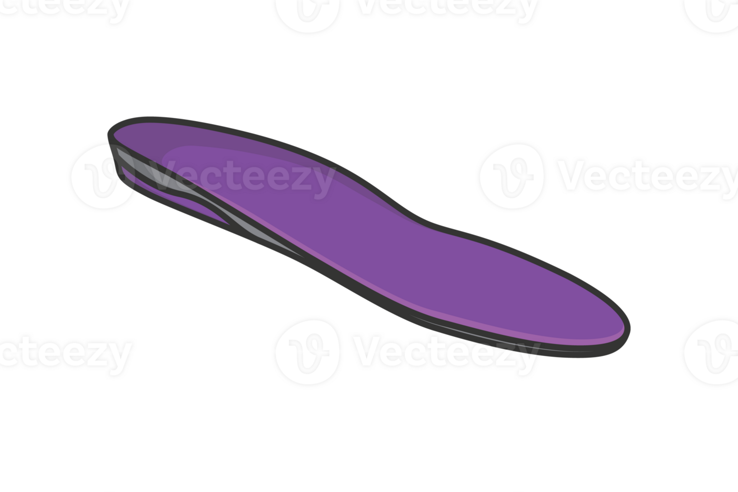 Comfortable Orthotics Shoe Insole Front View illustration. png