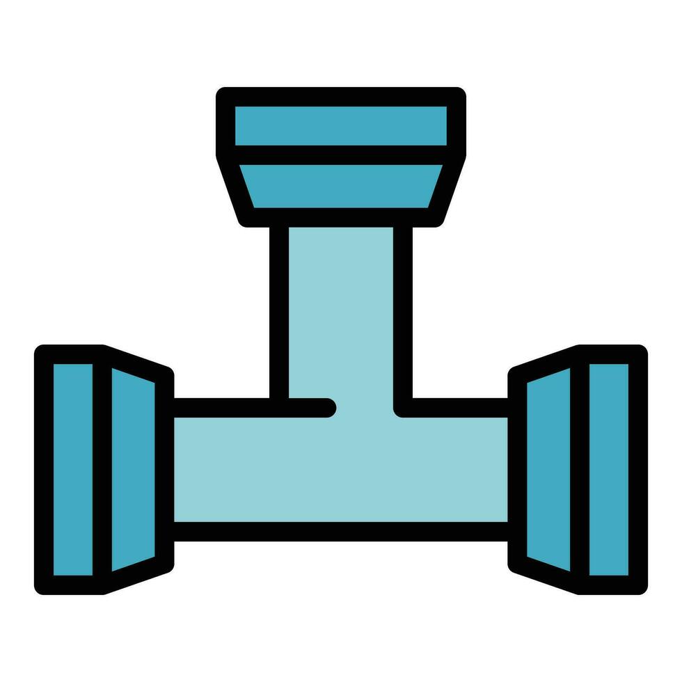 Bath pipe icon vector flat