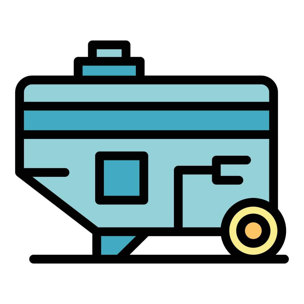 Generator energy icon vector flat