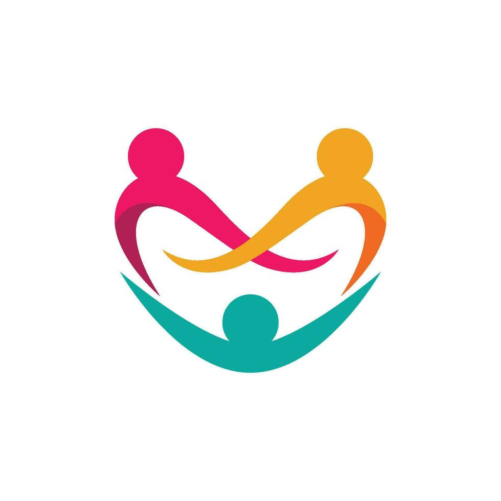 Community, network and social icon vector