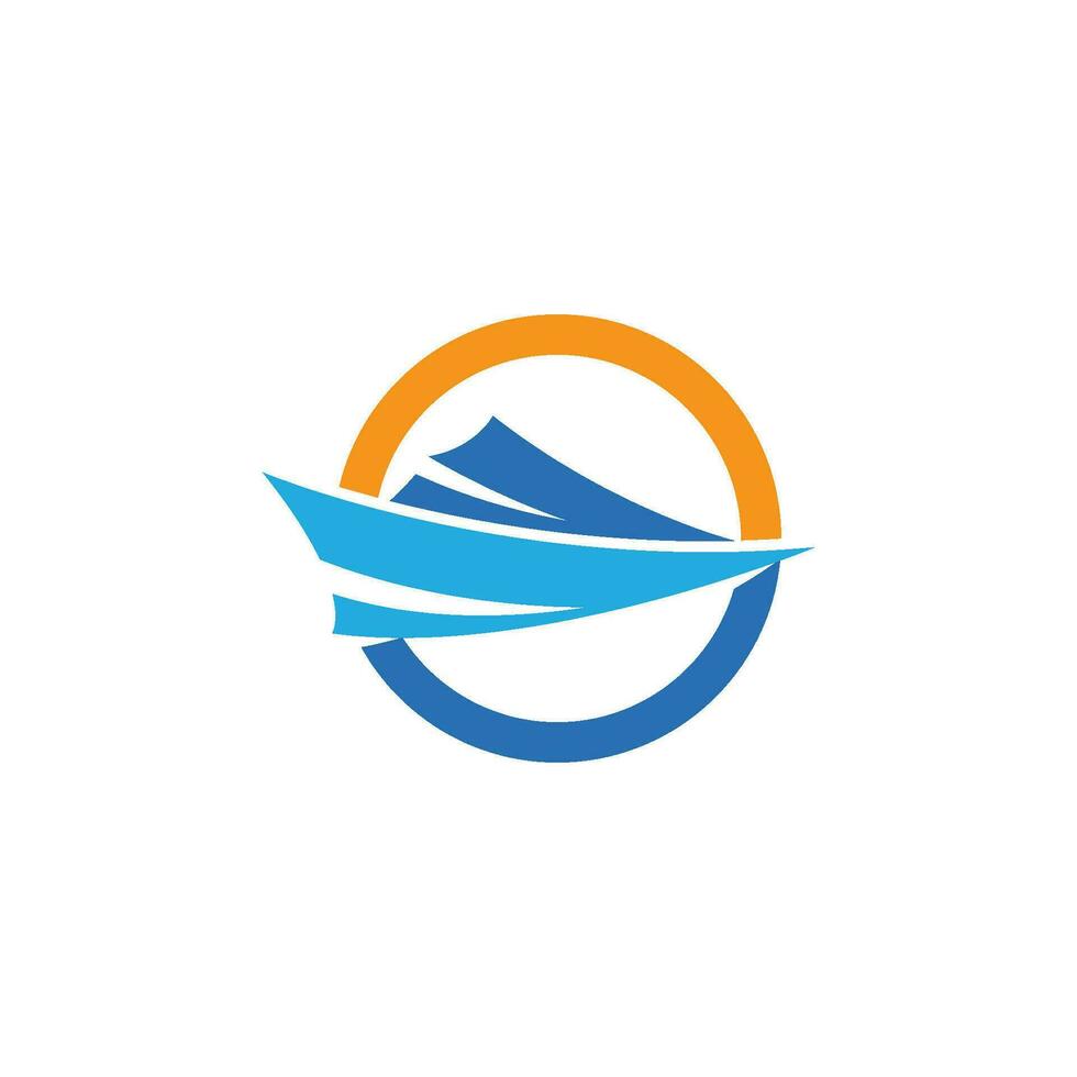 Cruise ship vector icon illustration design