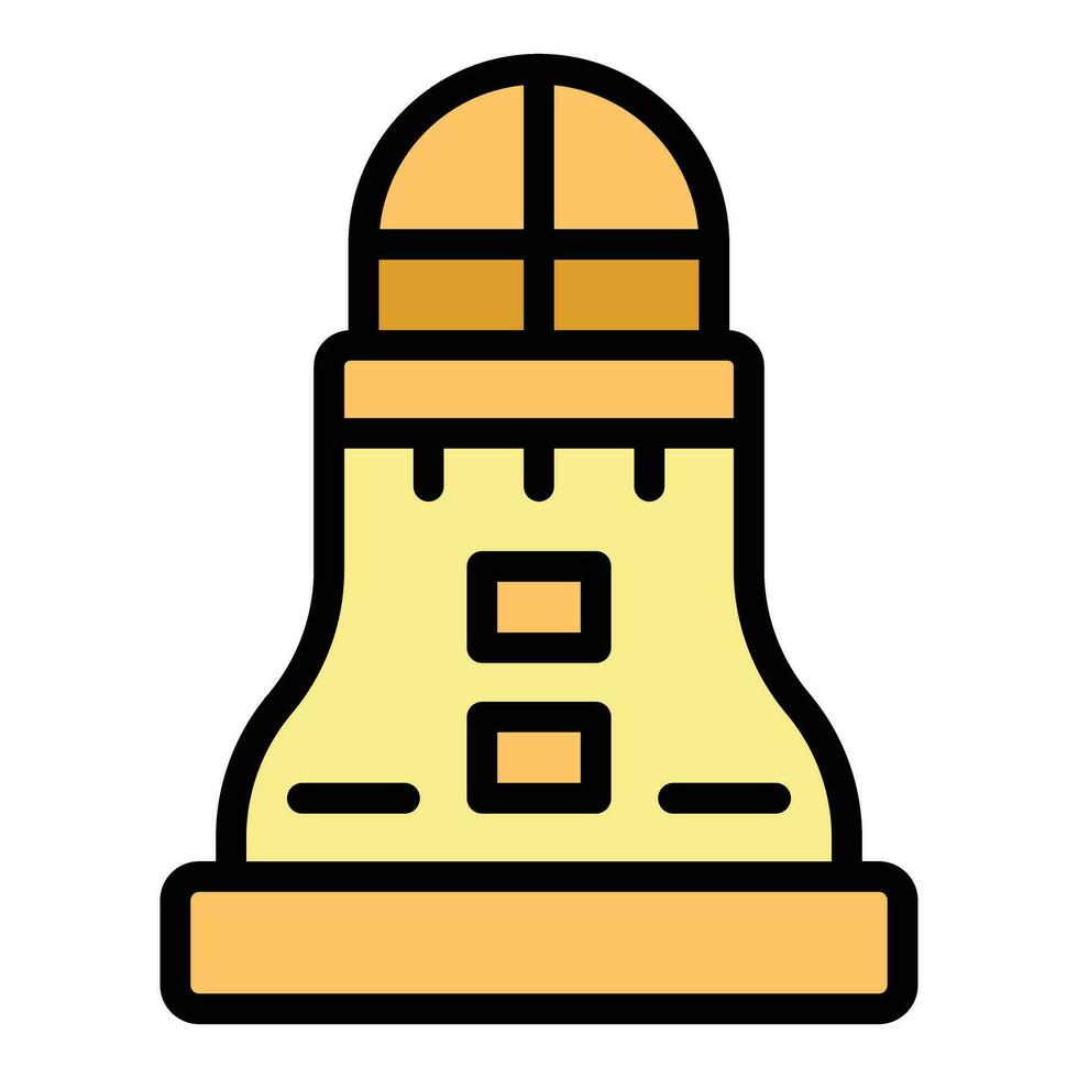 Cityscape building icon vector flat