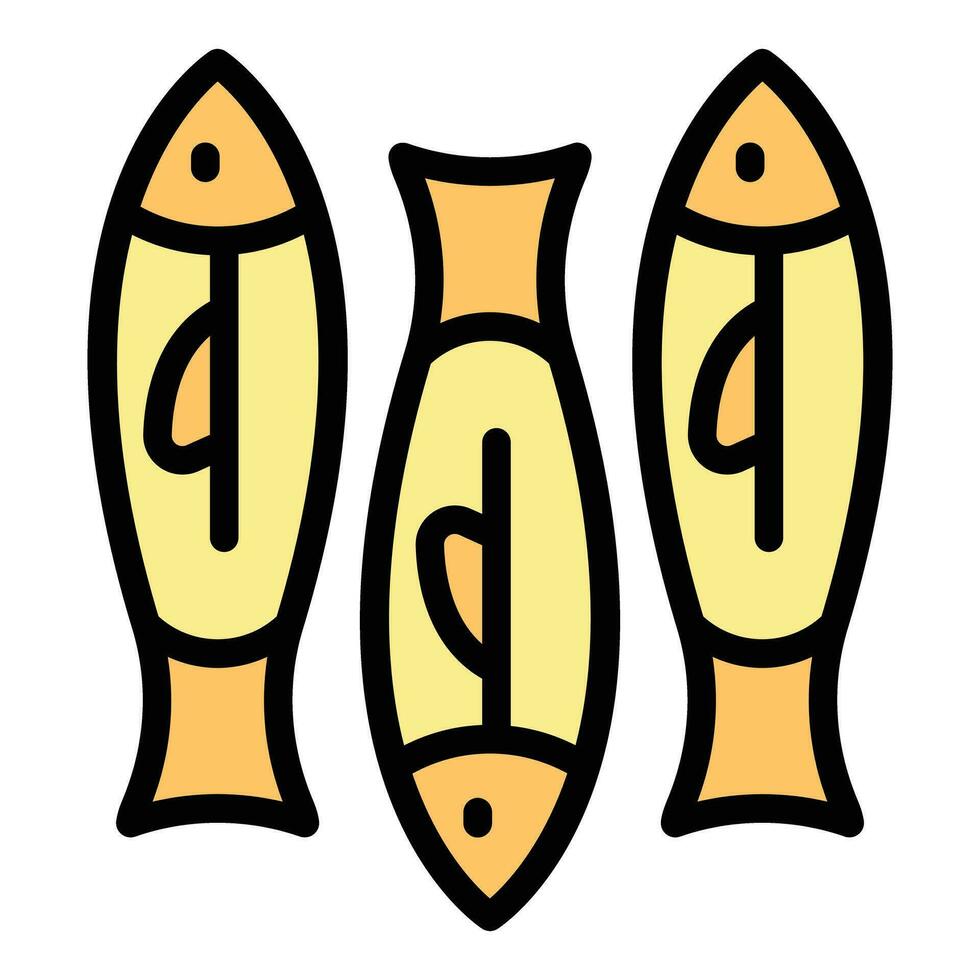 Nature fish icon vector flat