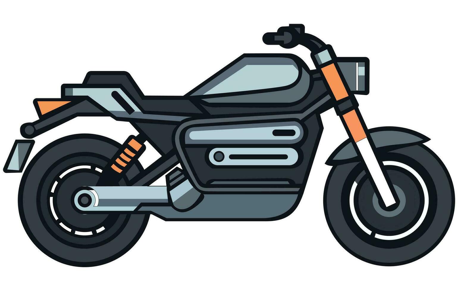 ilustración de motor ciclo vector diseño, deporte bicicleta envolver diseño vector.