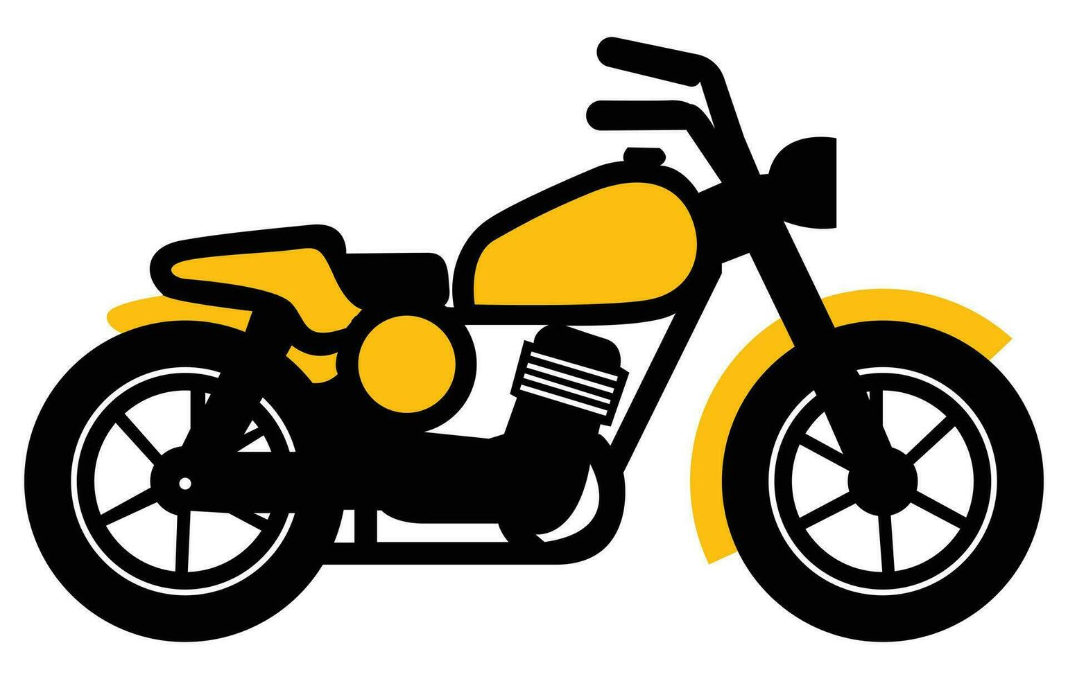 illustration of motor cycle vector design, Sport bike wrap design vector.