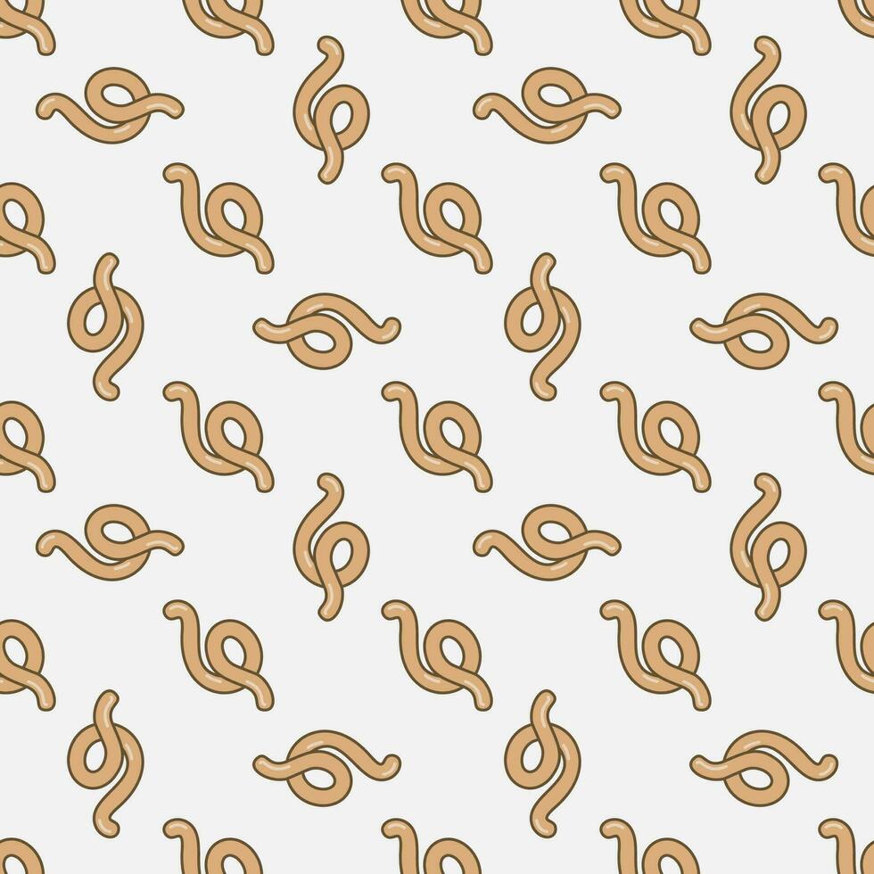 Spirochetes vector Bacteria concept colorful seamless pattern