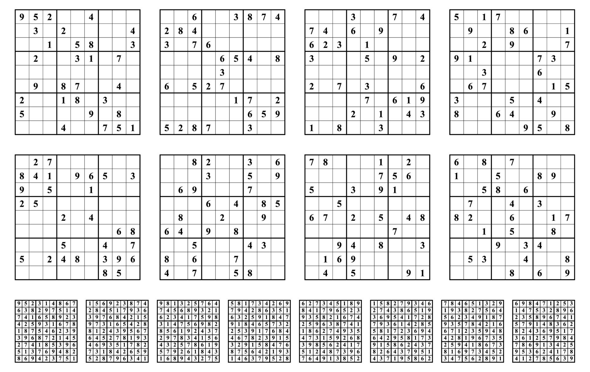 Sudoku Fácil Com Respostas. Jogo Nº 6.