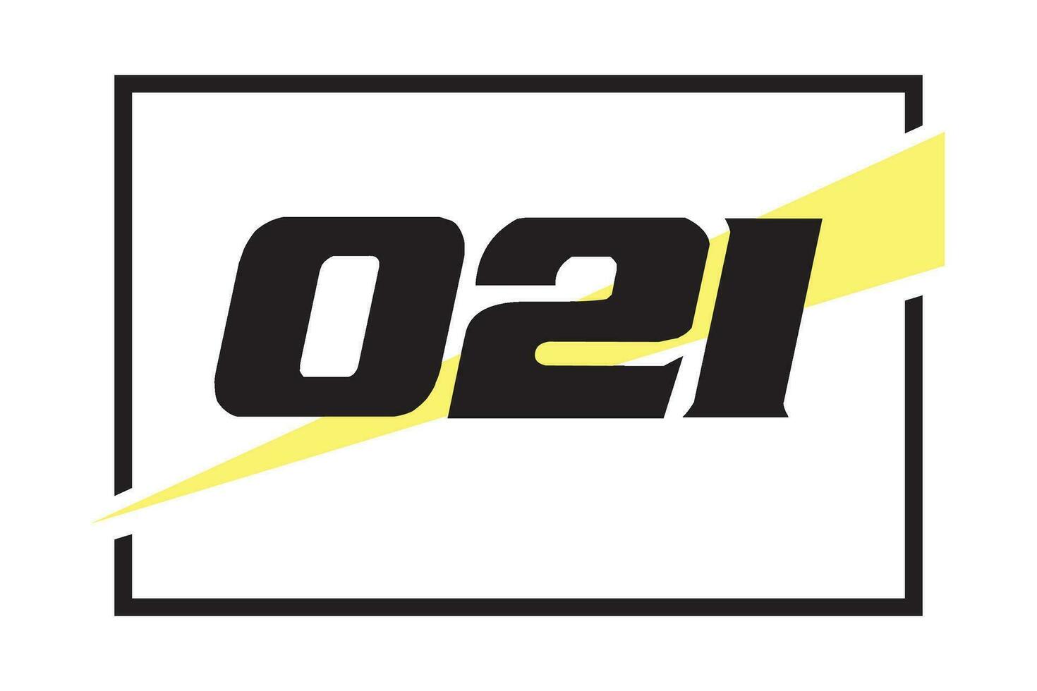 Number logo 021 28183565 Vector Art at Vecteezy