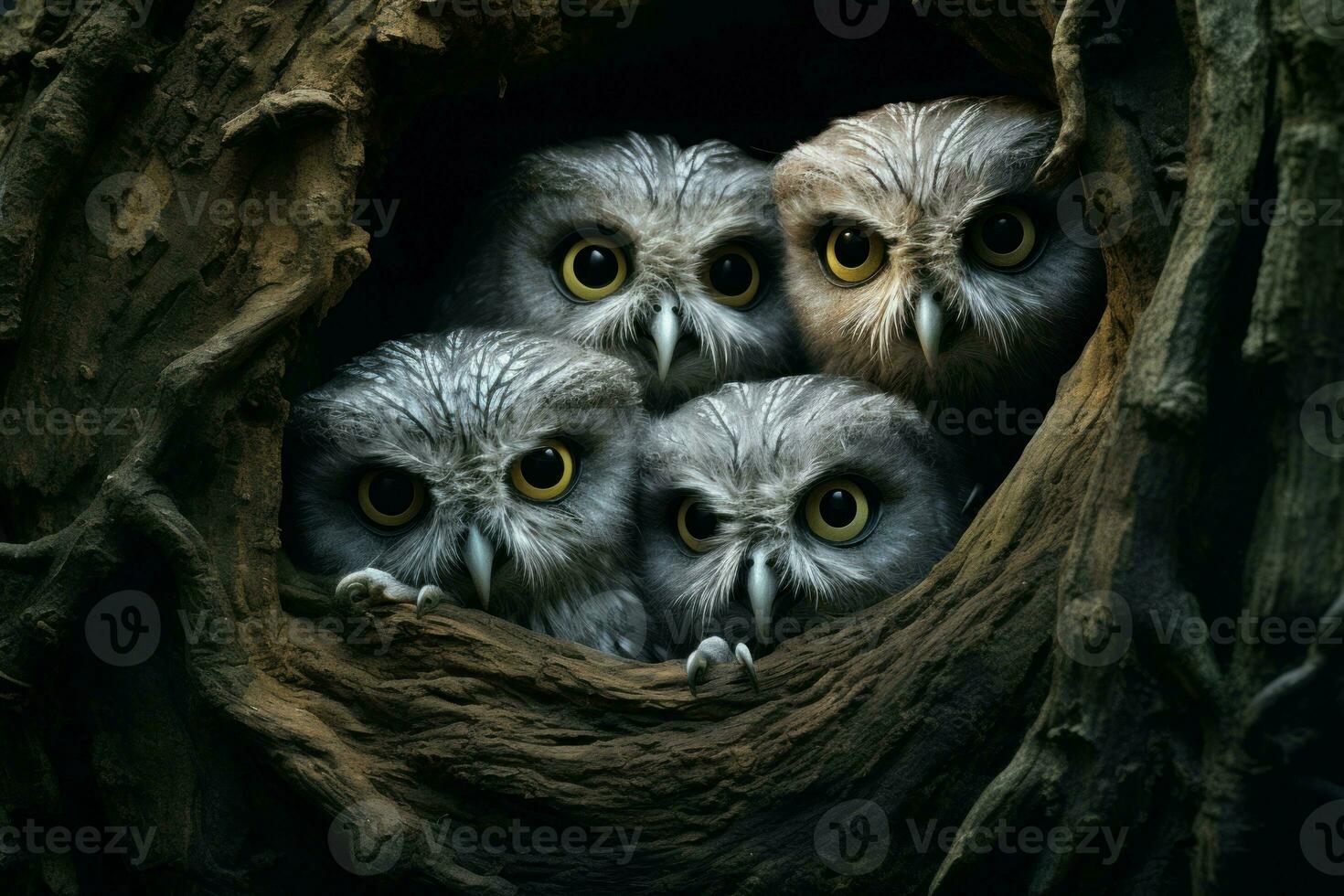 Dark Owls hole. Generate Ai photo
