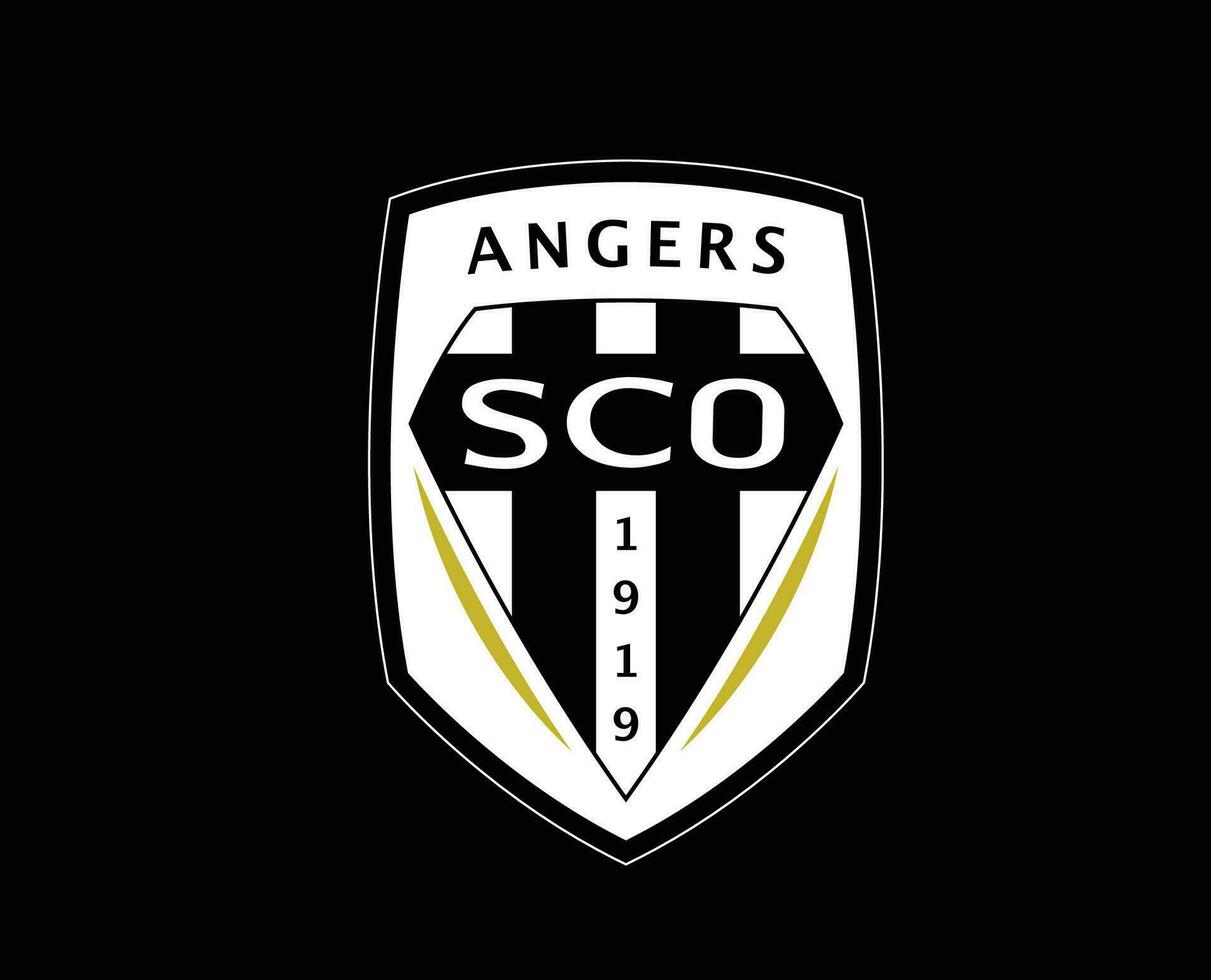 enfurece club logo símbolo liga 1 fútbol americano francés resumen diseño vector ilustración con negro antecedentes