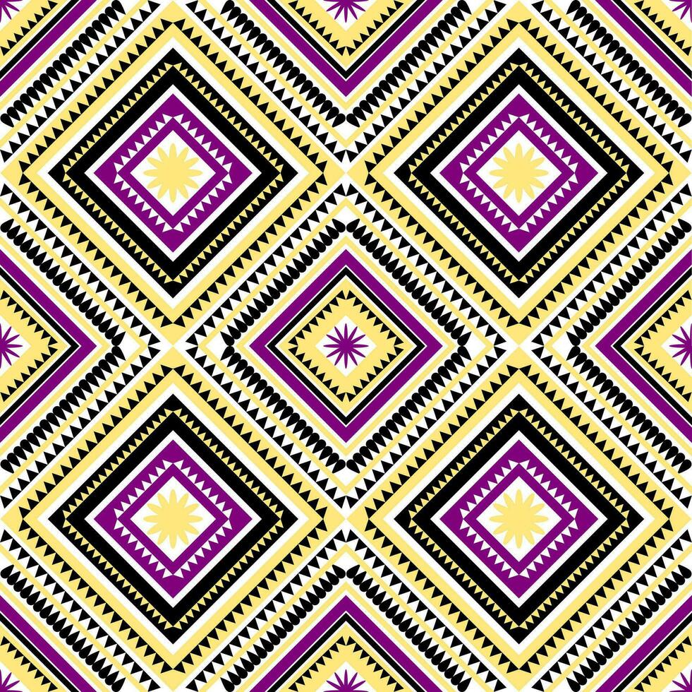 Seamless geometric pattern. Ethnic ornament. Aztec style. Tribal motif. illustration for web design or print. vector