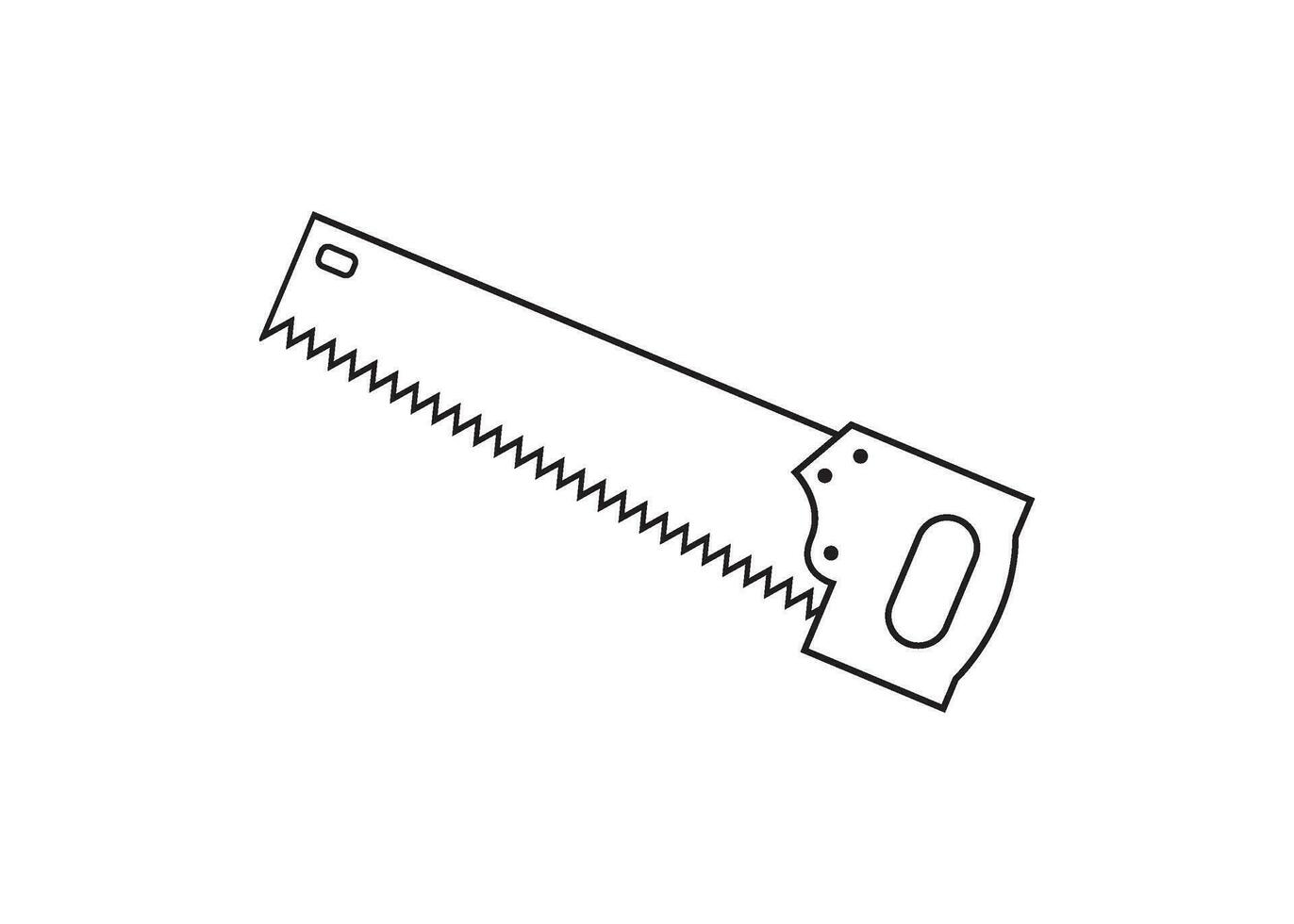 hand saw icon design vector isolated