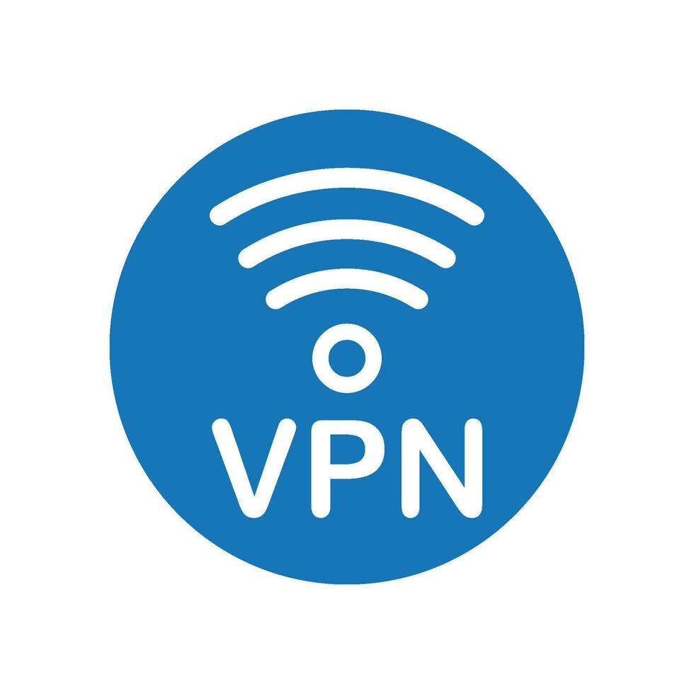 VPN or Virtual Private Network icon vector
