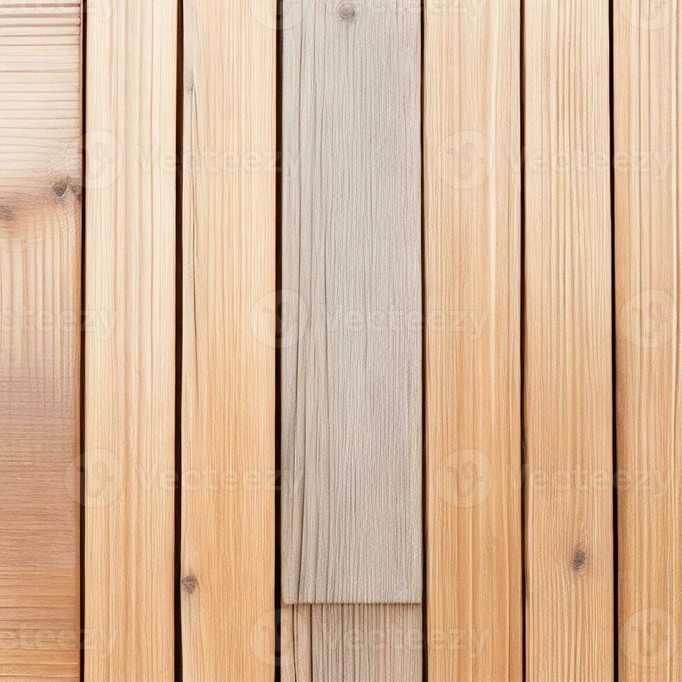 Close up of wood planks background AI Generated photo