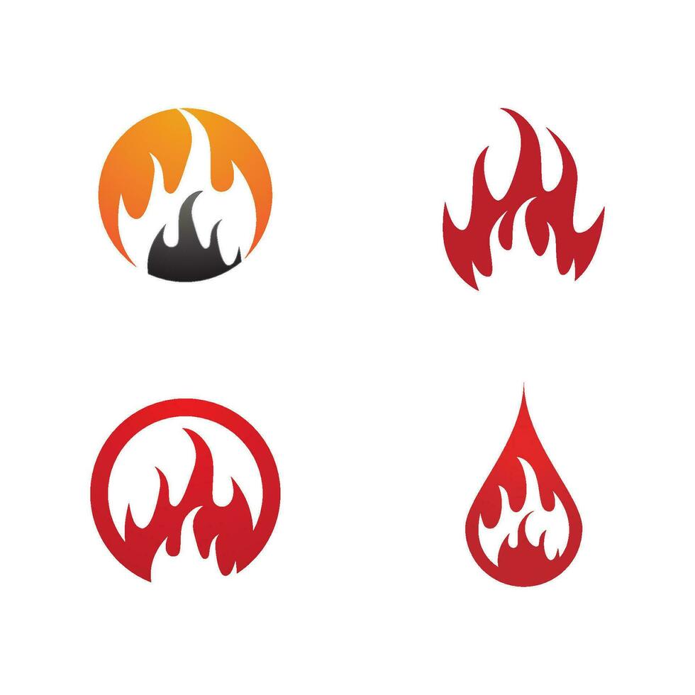 Fire flame vector illustration design