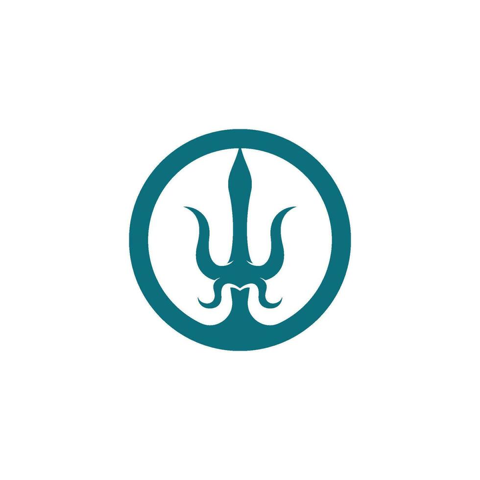 Trident Logo Template vector icon