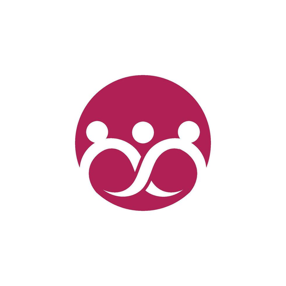 Community, network and social icon vector