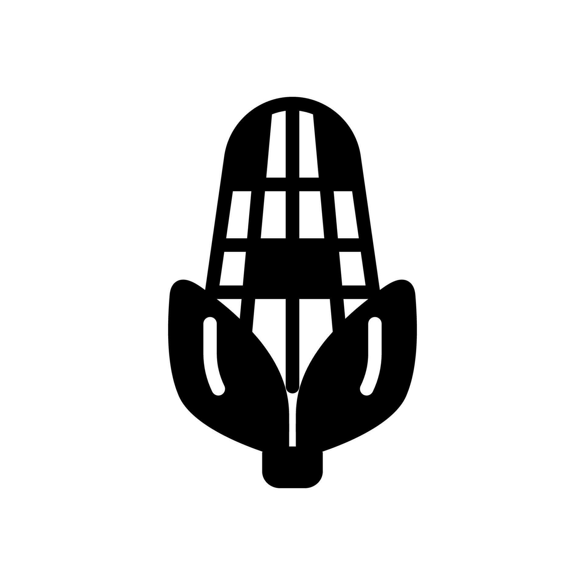 corn icon solid style 28186976 Vector Art at Vecteezy