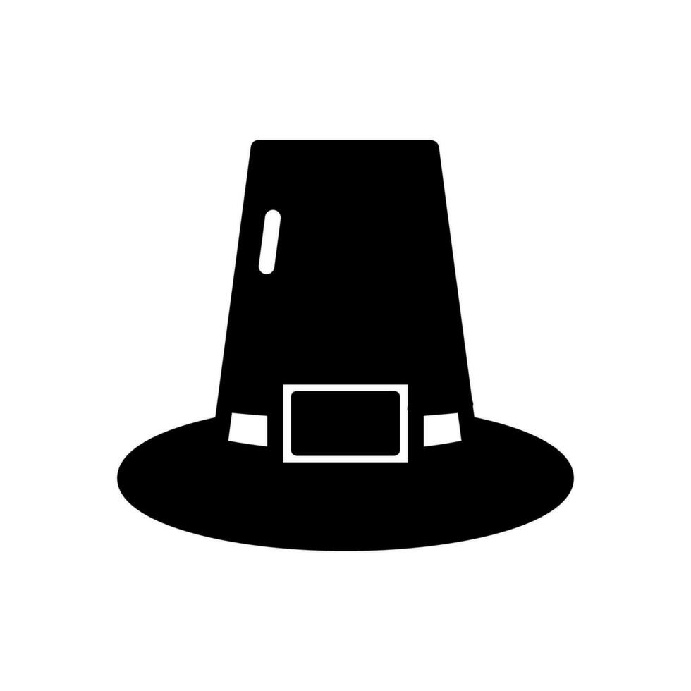 pilgrim icon solid style vector