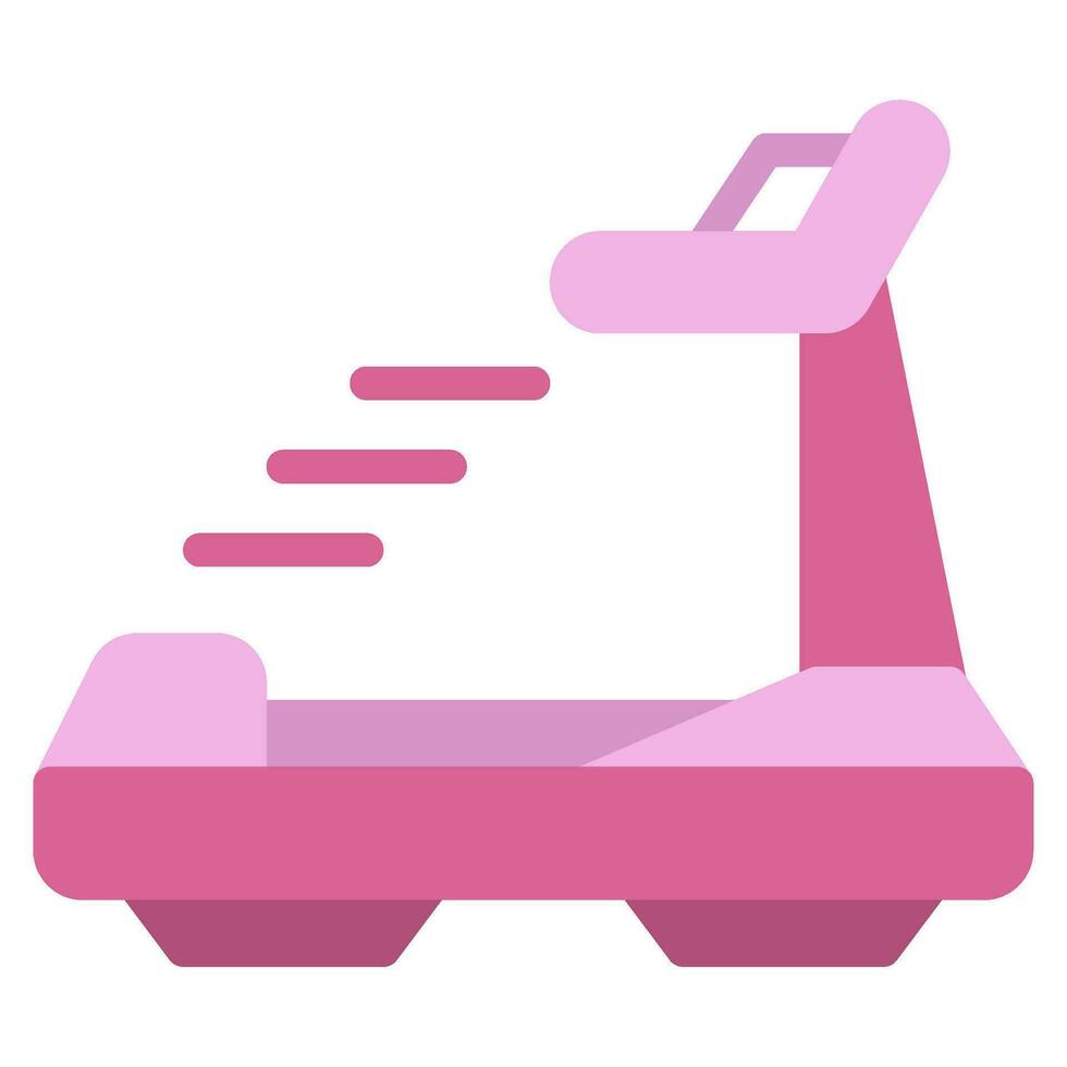 Treadmill Run Icon illustration vector