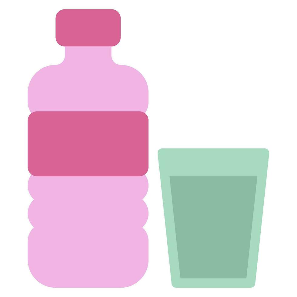 agua botella icono ilustración vector