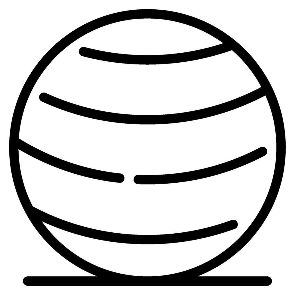 equilibrar pelota icono ilustración vector