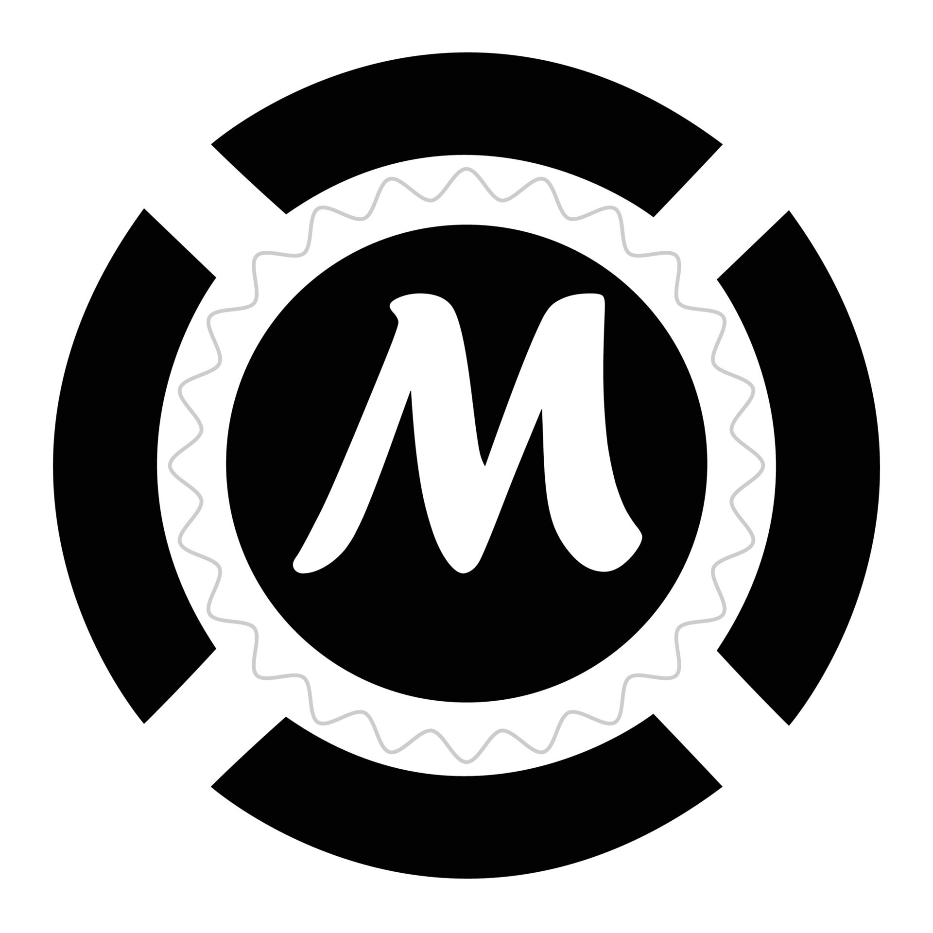 The Letter M In A Circle With A Black And White Logo 28188055 Vector the-letter-m-in-a-circle-with-a-black-and-white-logo-28188055-vector