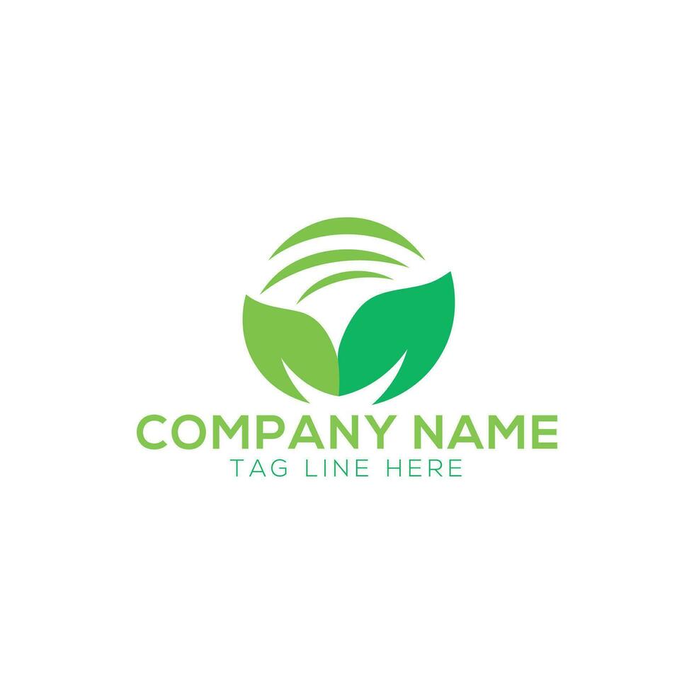 Agriculture wheat grain logo design template. vector