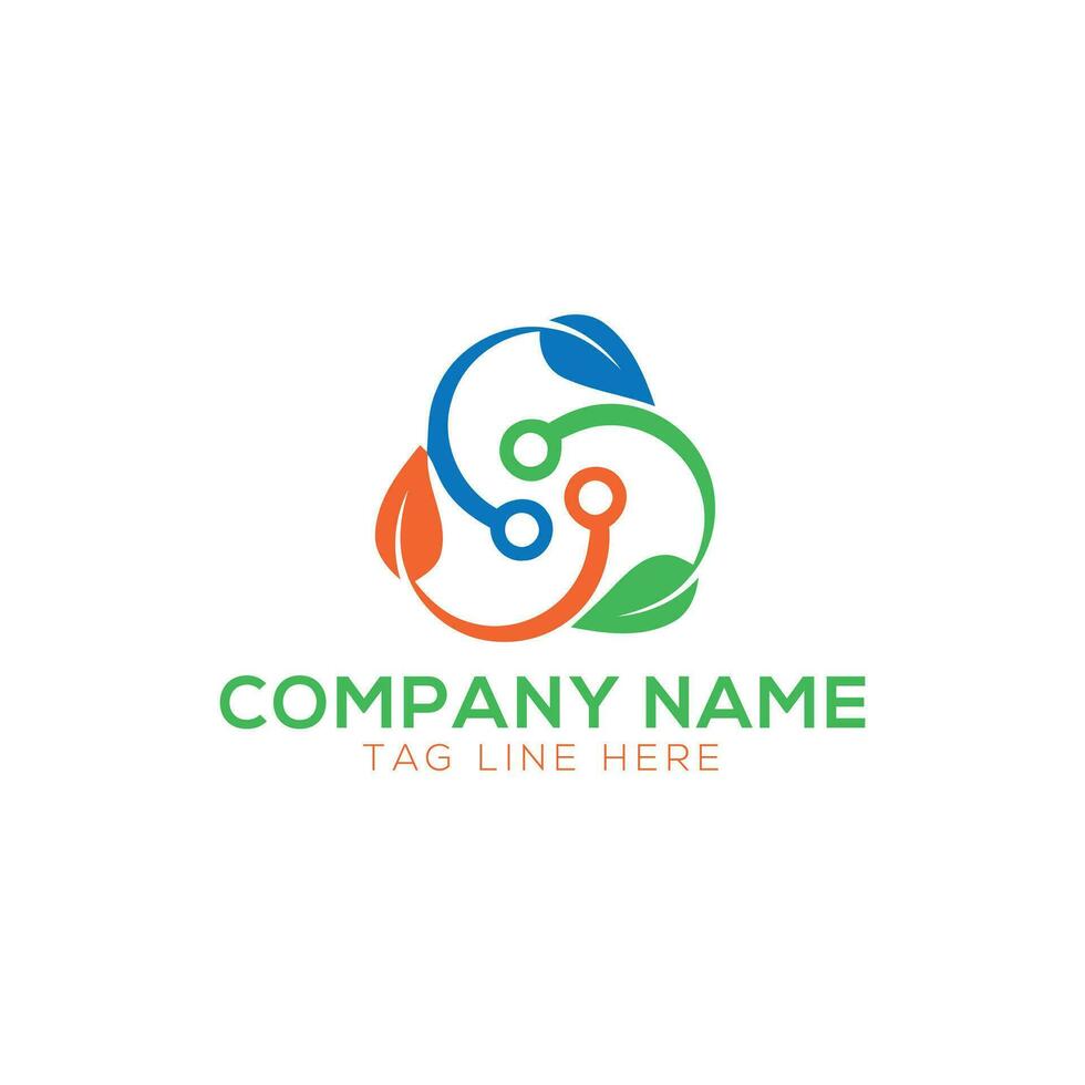 Organic farm badge logo vector illustration design template
