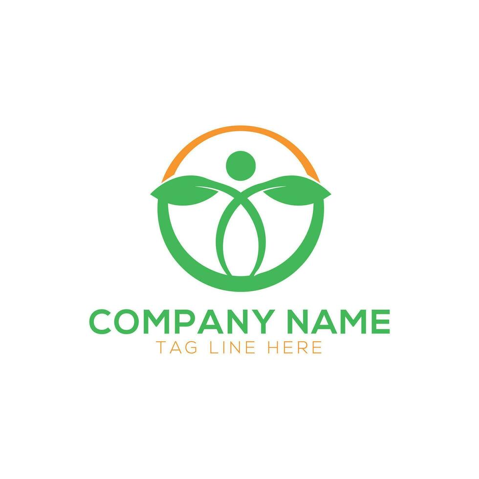 Fresh natural food logo collections template vector