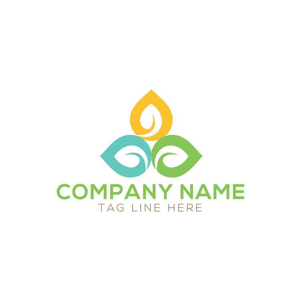 Nature tree logo design vector creative tree logo concepts template