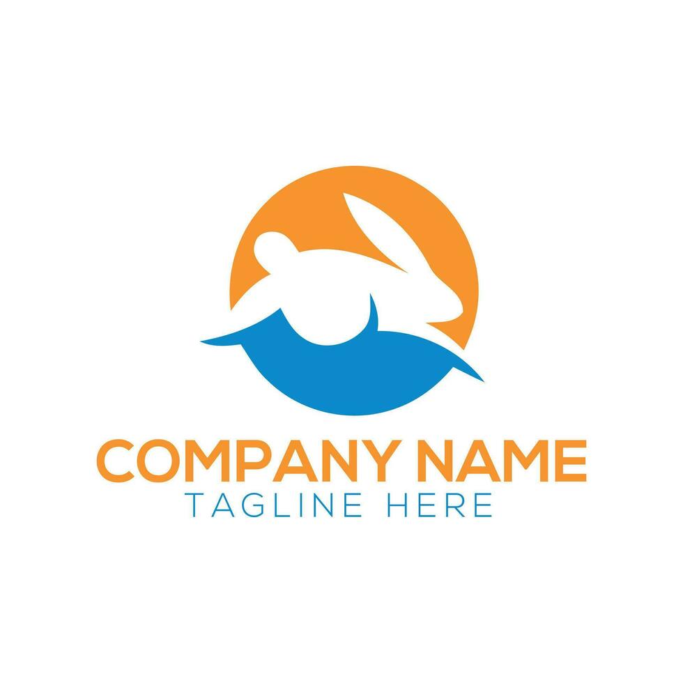 Rabbit Vector Logo Template. The idea of this logo