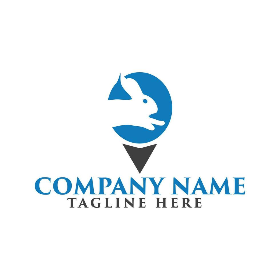Rabbit Vector Logo Template. The idea of this logo