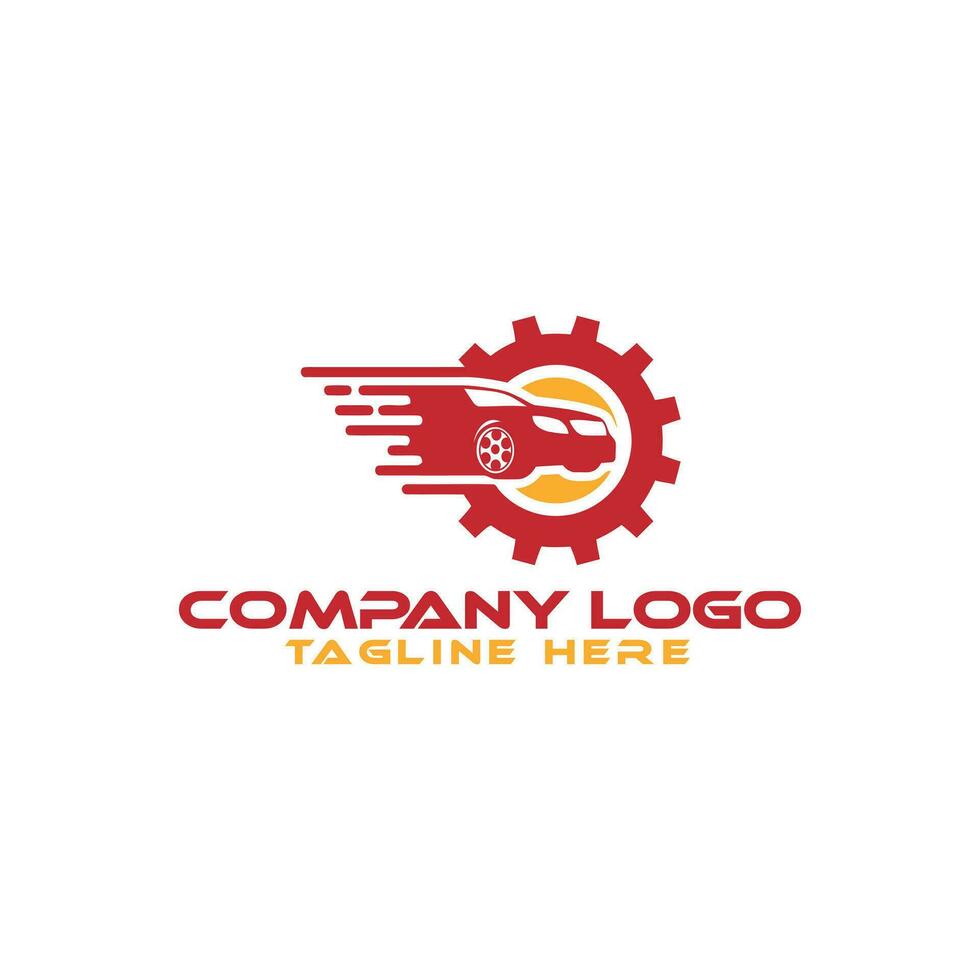 Simple car logo vector design template