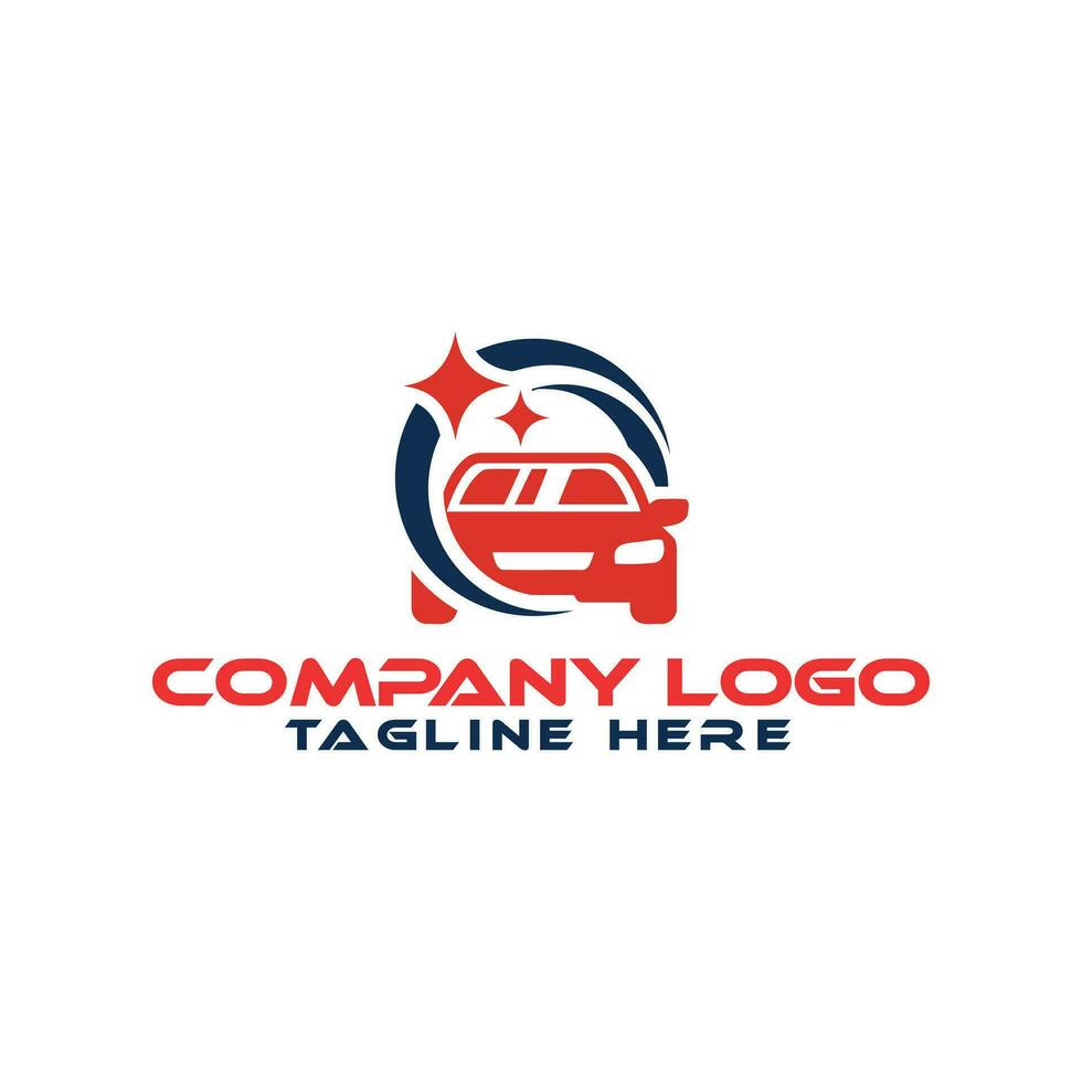 Simple car logo vector design template