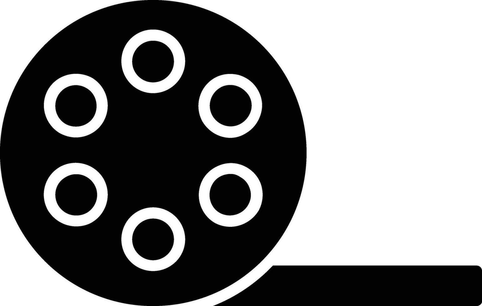 Movie Glyph Icon vector