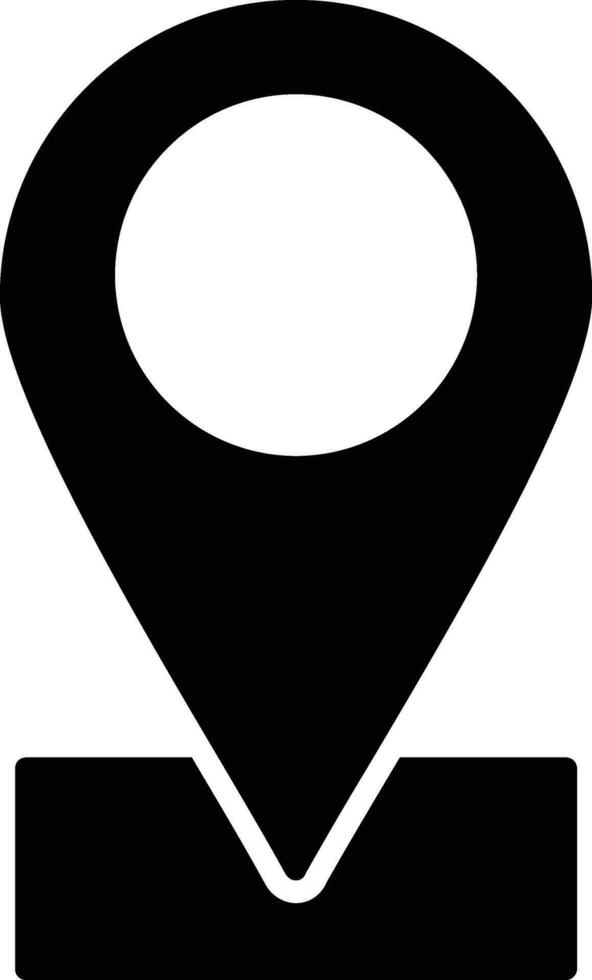 Pin Glyph Icon vector
