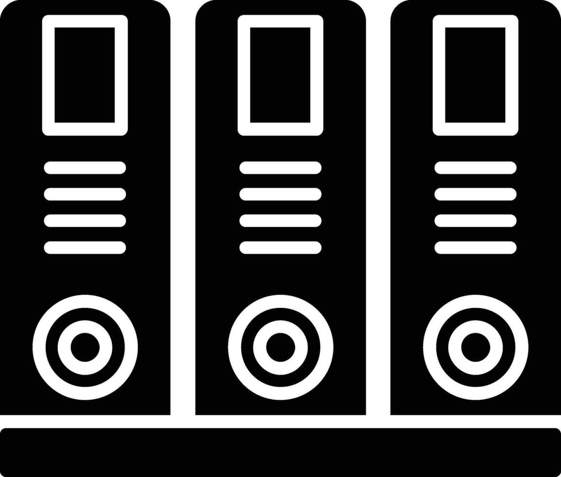 Archive Glyph Icon vector