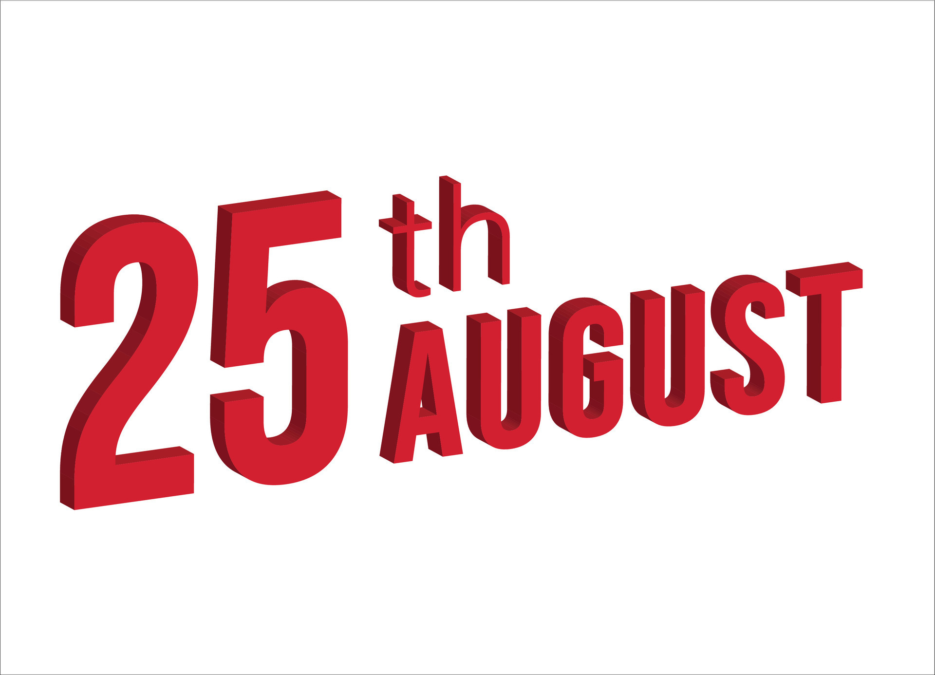 25th August Daily Calendar Time And Date Schedule Symbol Modern 25th-august-daily-calendar-time-and-date-schedule-symbol-modern