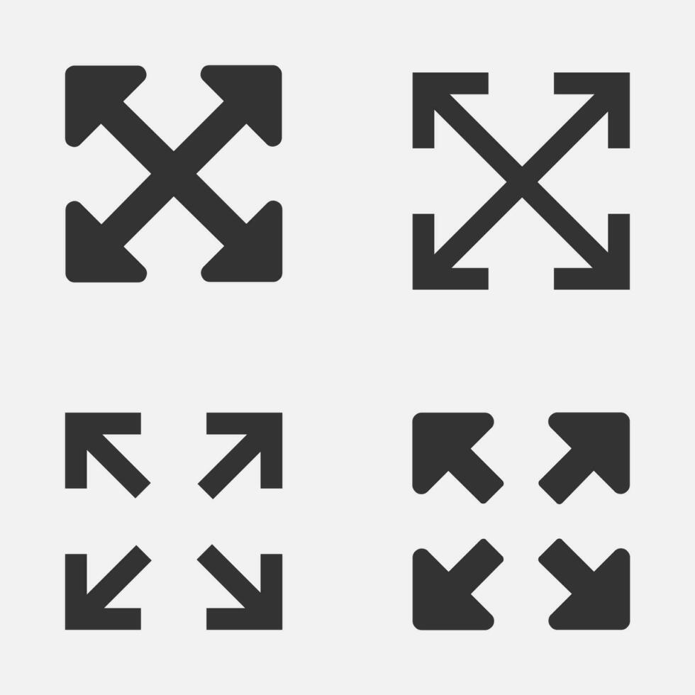 Navigation move from position arrow icon vector