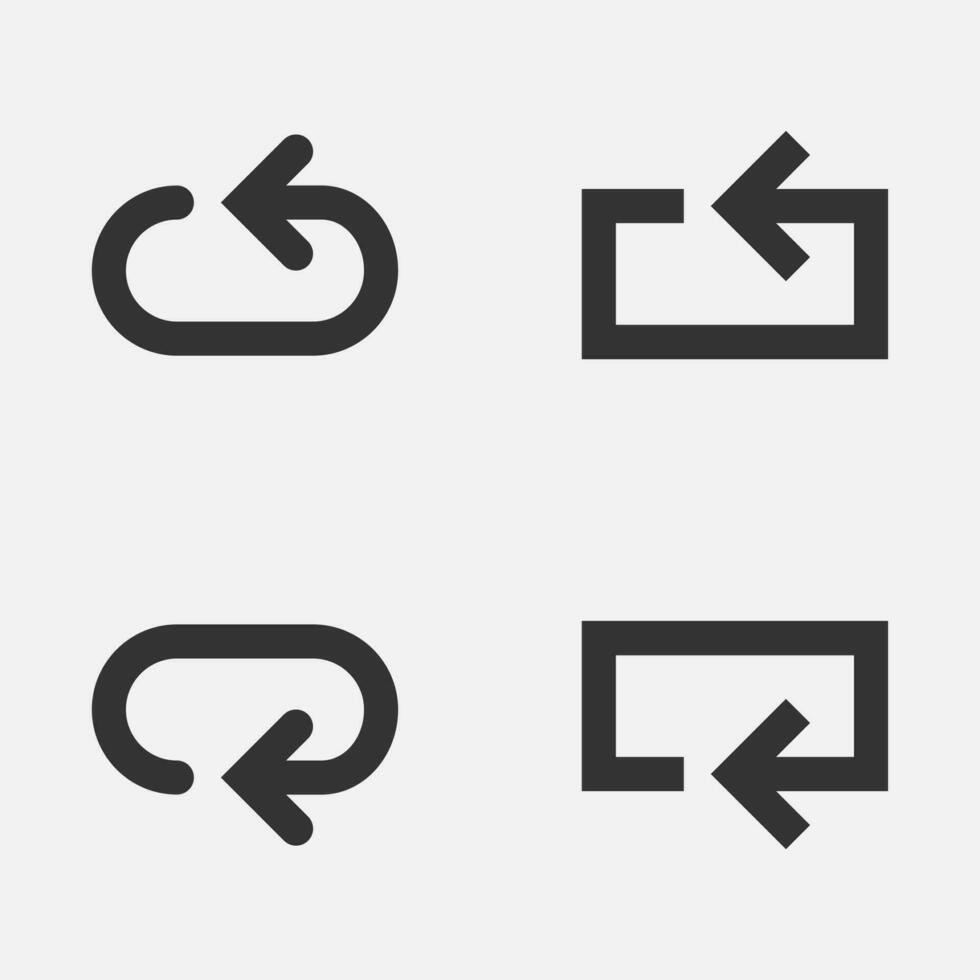 Arrow loop icon repeat button vector